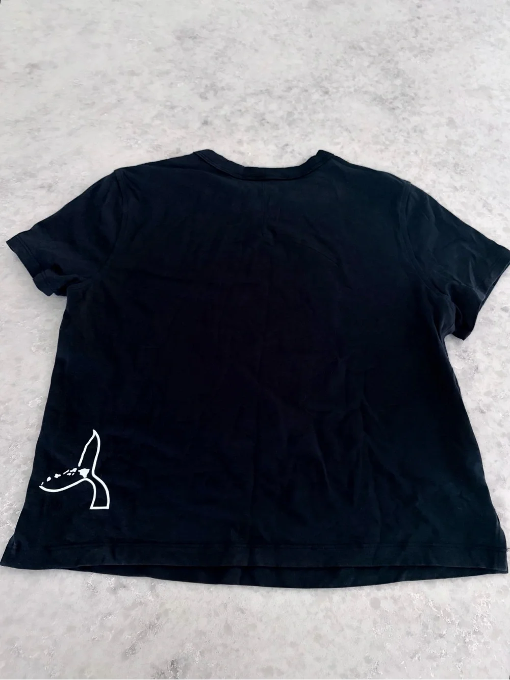 Lululemon Hawaii Whale Tee - Black/Size XS Rare